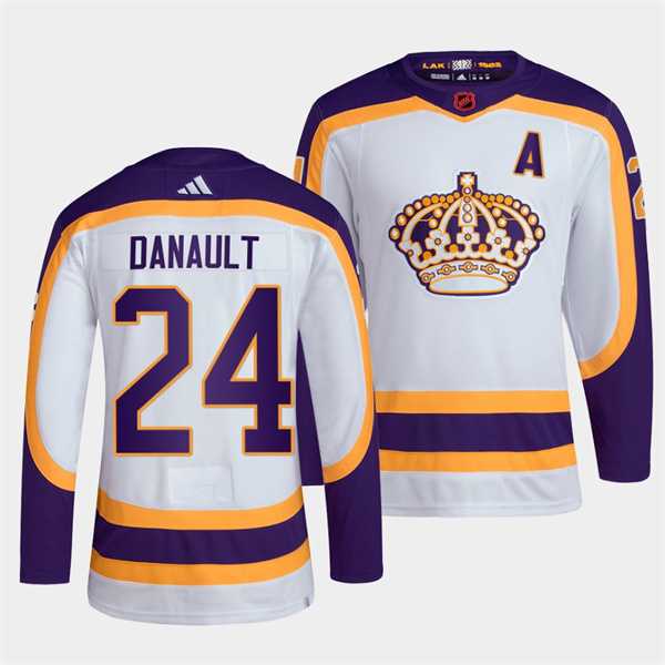 Men's Los Angeles Kings #24 Phillip Danault White 2022 Reverse Retro Stitched Jersey Dzhi,We sell and wholesale Men's Los Angeles Kings #24 Phillip Danault White 2022 Reverse Retro Stitched Jersey Dzhi on line form chian!